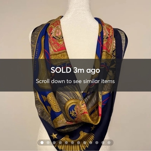 [SOLD]  Authentic Hermès “Poste et Cavalerie” Silk Scarf - Picture 1 of 13